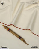 Cream Boski Fabric for Men Wedding Office Wear
